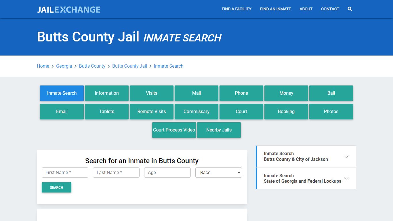 Butts County Jail, GA Inmate Search: Roster & Mugshots