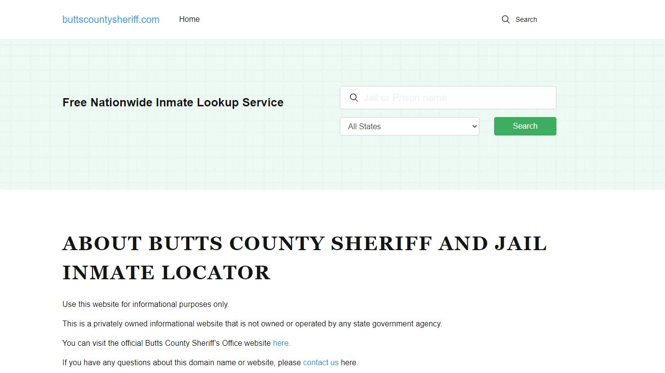 About Butts County Sheriff's Office, Butts County Detention ...